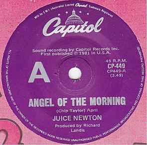 Juice Newton - Angel Of The Morning album cover