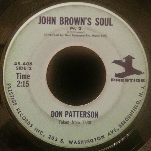 lataa albumi Don Patterson - John Browns Soul