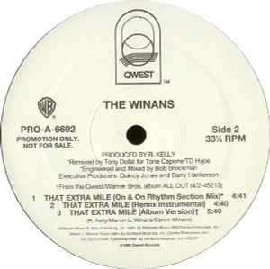 The Winans – That Extra Mile (1993, Vinyl) - Discogs
