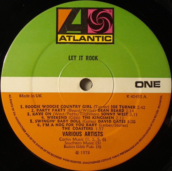 Let It Rock (1973, Vinyl) - Discogs
