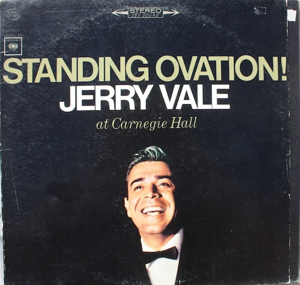 Jerry Vale – Standing Ovation! At Carnegie Hall (1965, Vinyl