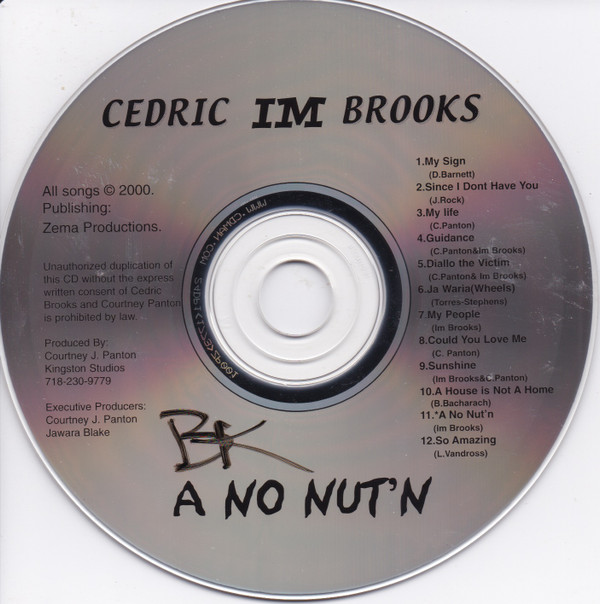 lataa albumi Cedric Im Brooks - A No Nutn