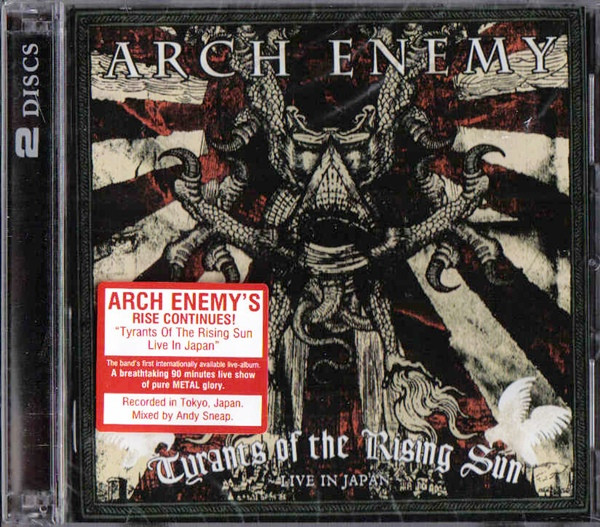 Arch Enemy – Tyrants Of The Rising Sun - Live In Japan (2008, CD