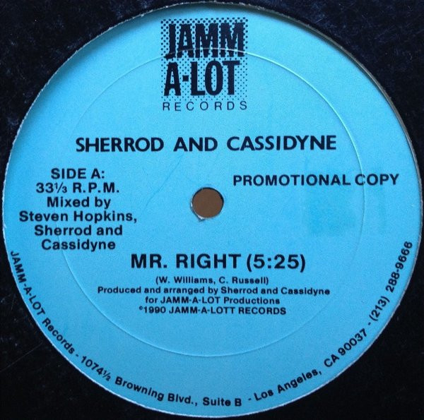 descargar álbum Sherrod And Cassidyne - Mr Right