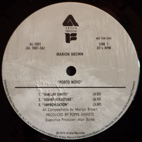 Marion Brown - Porto Novo | Releases | Discogs