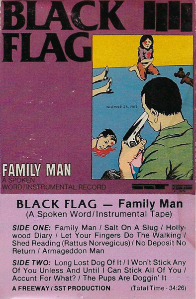 Black Flag – Family Man (1984, Cassette) - Discogs