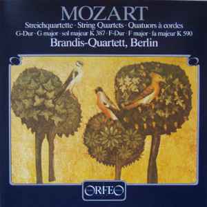 Wolfgang Amadeus Mozart - Streichquartette G-Dur KV 387, F-Dur K590 album cover