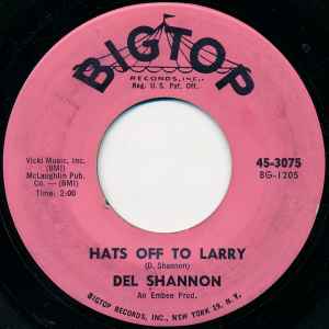 Del Shannon - Hats Off To Larry album cover