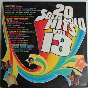Various - 20 Solid Gold Hits Volume 13 album cover