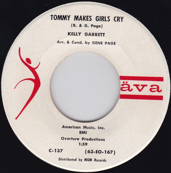 Kelly Garrett – Tommy Makes Girls Cry / Baby It Hurts (1963, Vinyl