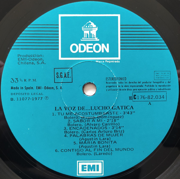 Album herunterladen Lucho Gatica - La Voz De