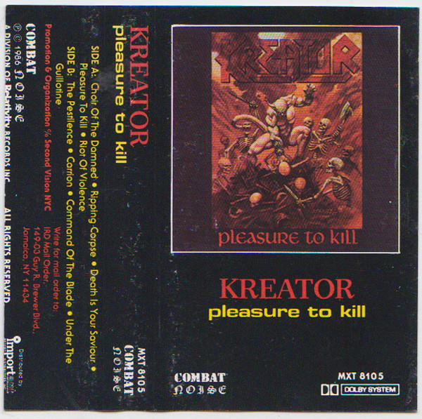 Kreator – Pleasure To Kill (1986, Vinyl) - Discogs