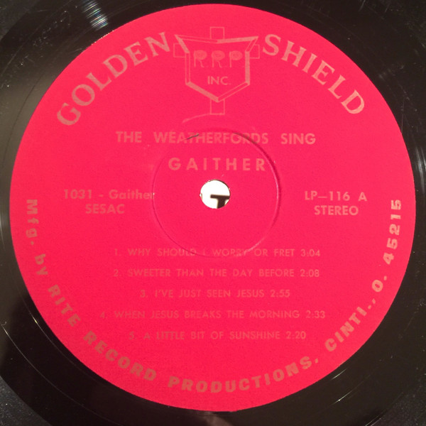 baixar álbum The Weatherford's - The Weatherfords Sing Gaither