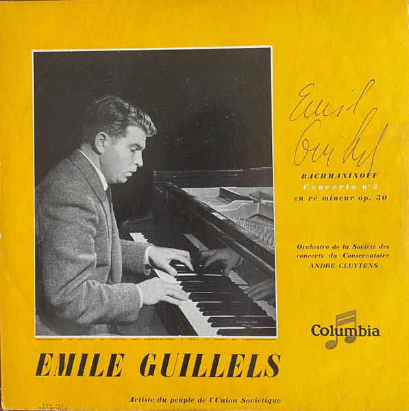 Emil Gilels, Rachmaninoff, Orchestre De La Société Des Concerts Du