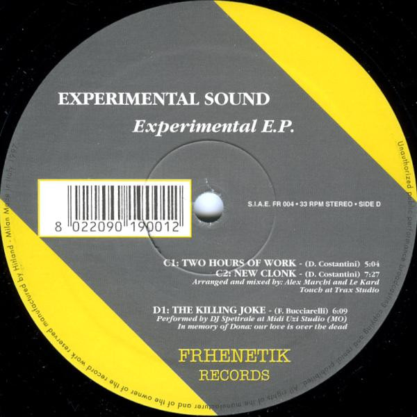 descargar álbum Experimental Sound - Experimental