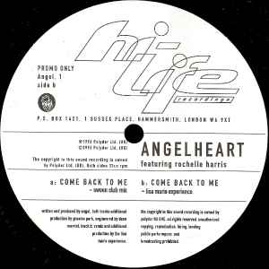 Angelheart - Come Back To Me album cover