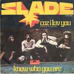 Cover of Coz I Luv You / Know Who You Are, 1971, Vinyl