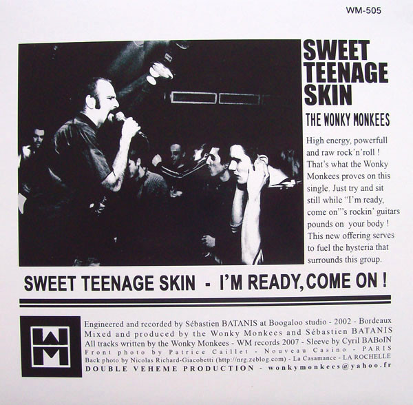 lataa albumi The Wonky Monkees - Sweet Teenage Skin Im Ready Come On