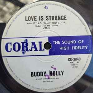 Buddy Holly – Love Is Strange (1969, Vinyl) - Discogs