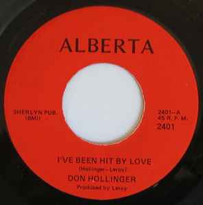 Don Hollinger - Let Him Go / I've Been Hit By Love album cover