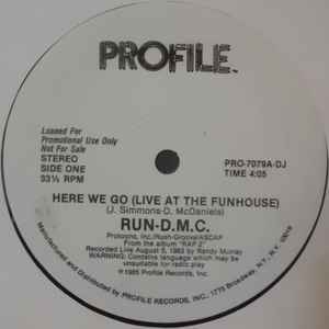 Run-D.M.C. – Here We Go (Live At The Funhouse) (2012, Vinyl) - Discogs
