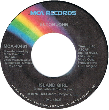 descargar álbum Elton John - Island Girl