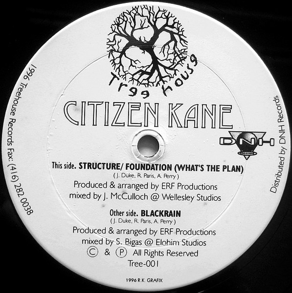 Citizen Kane – Structure/ Foundation (What's The Plan) (1996, Vinyl 
