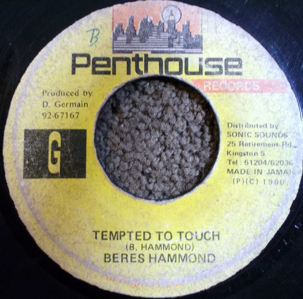 Beres Hammond – Tempted To Touch (1990, Vinyl) - Discogs