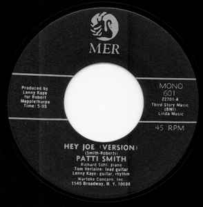 Patti Smith – Hey Joe (Version) / Piss Factory (Vinyl) - Discogs