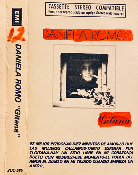 Daniela Romo Gitana Album Cover T-Shirt Black