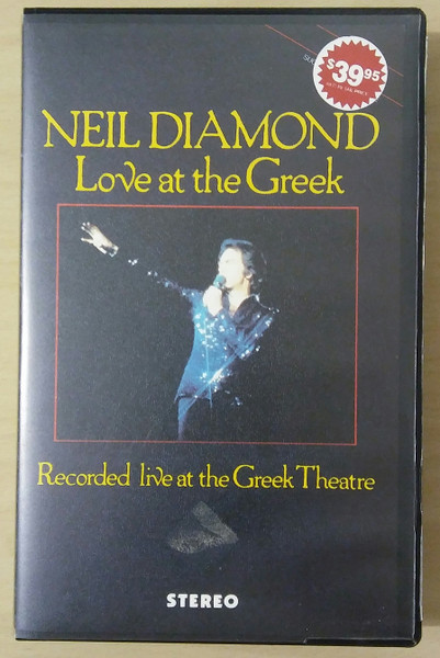 Neil Diamond – Love At The Greek (1992, VHS) - Discogs