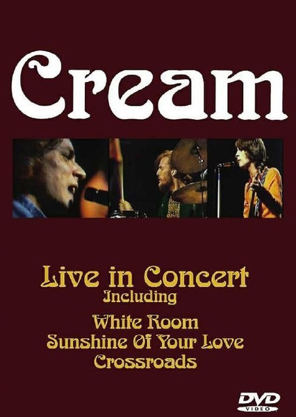 Cream – Live In Concert (2007, DVD) - Discogs