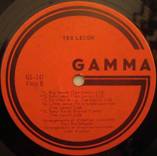 Tex Lecor - Tex Lecor C'est Moi...  Et Lui Aussi | Gamma (GS-147) - 4