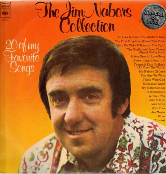 Jim Nabors – The Jim Nabors Collection, 20 Of My Favourite Songs (1977 ...