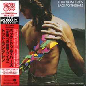 Todd Rundgren – Back To The Bars (2008, CD) - Discogs