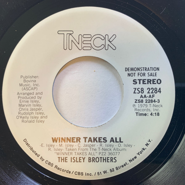 The Isley Brothers – Winner Takes All (1979, Santa Maria Pressing