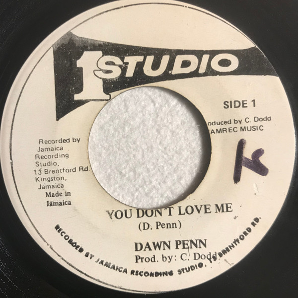 Dawn Penn – You Don't Love Me (Black Print, Vinyl) - Discogs