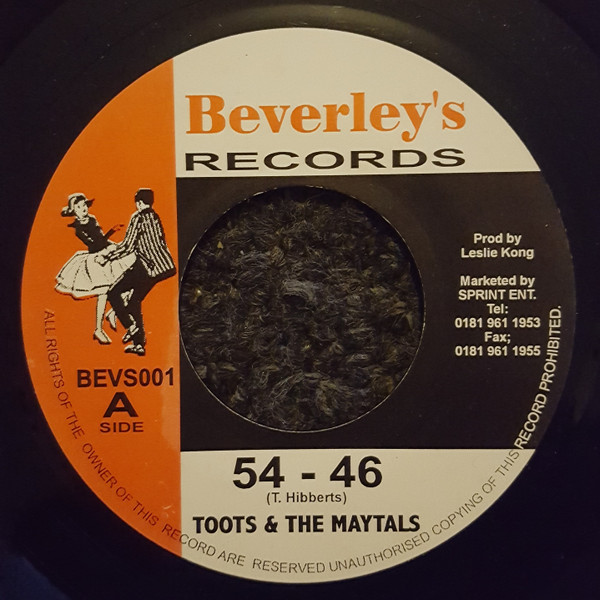 Toots & The Maytals – 54 - 46 / Pressure Drop (2003, Vinyl) - Discogs