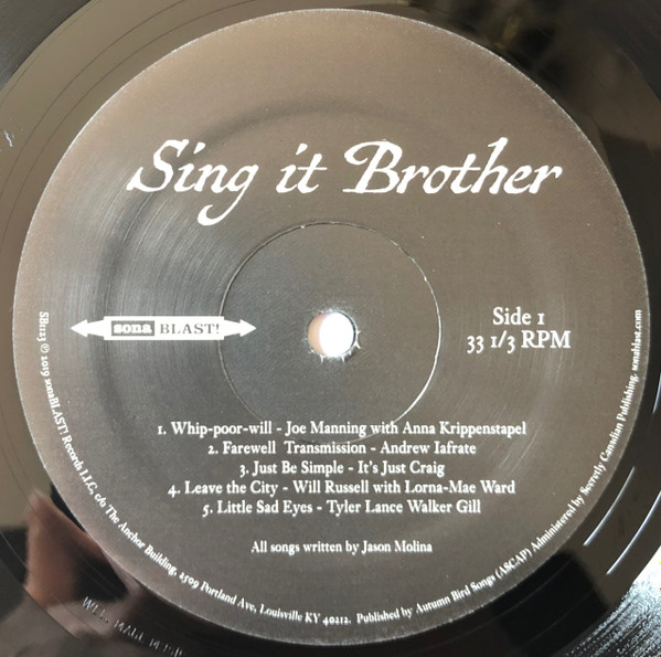 Album herunterladen Various - Sing It Brother One More Time A Tribute To Jason Molina
