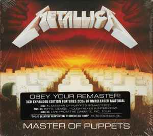 Metallica – Master Of Puppets (2017, CD) - Discogs