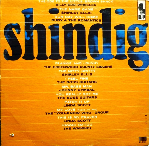 Shindig (1965, Indianapolis Press, Vinyl) - Discogs