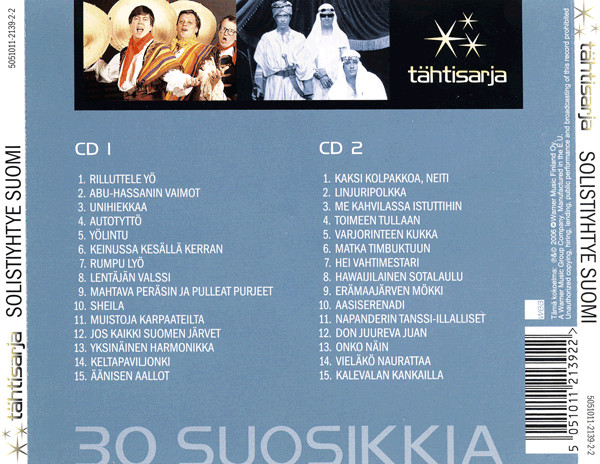 last ned album Solistiyhtye Suomi - 30 Suosikkia