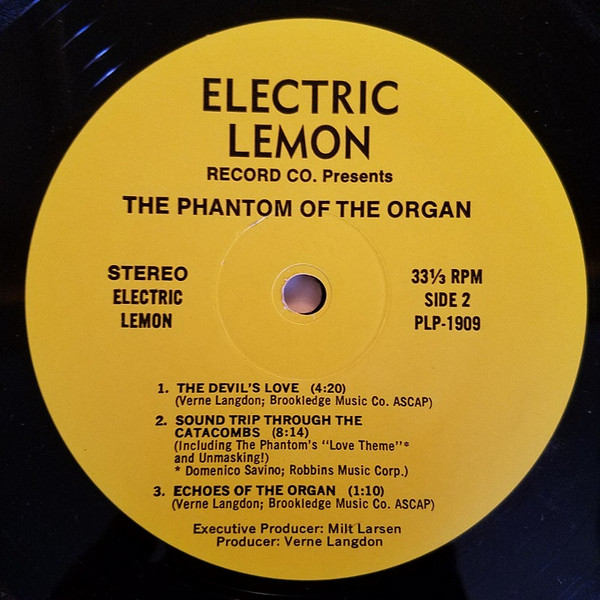 ladda ner album Verne Langdon - The Phantom Of The Organ