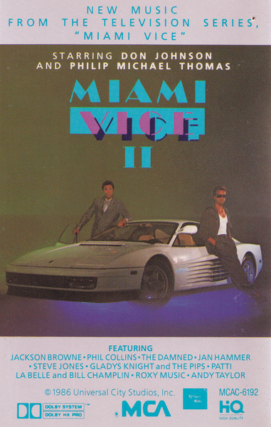 Miami Vice II (New Music From The Television Series, Miami Vice Starring  Don Johnson And Philip Michael Thomas) (1986, Vinyl) - Discogs
