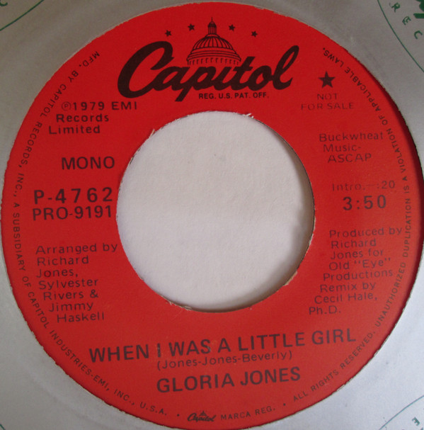 ladda ner album Gloria Jones - When I Was A Little Girl