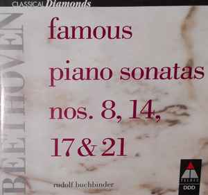 Rudolf Buchbinder - Beethoven: Famous Piano Sonatas N°s. 8,14,17 & 14 album cover