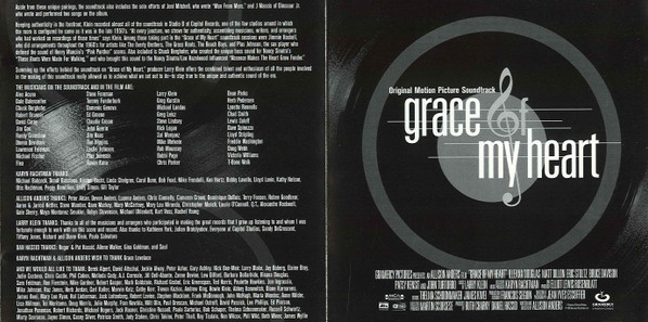baixar álbum Various - Grace Of My Heart Original Motion Picture Soundtrack