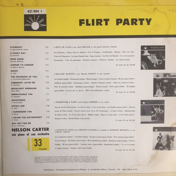 baixar álbum Nelson Carter - Flirt Party