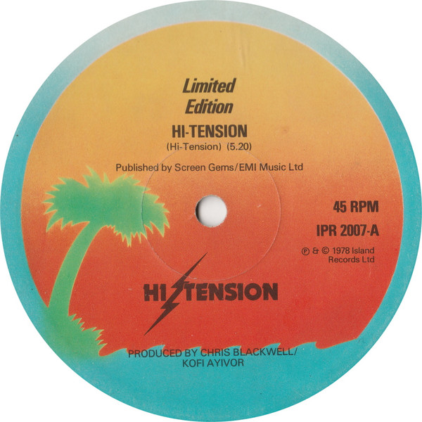 Hi-Tension – Hi-Tension (1978, Vinyl) - Discogs