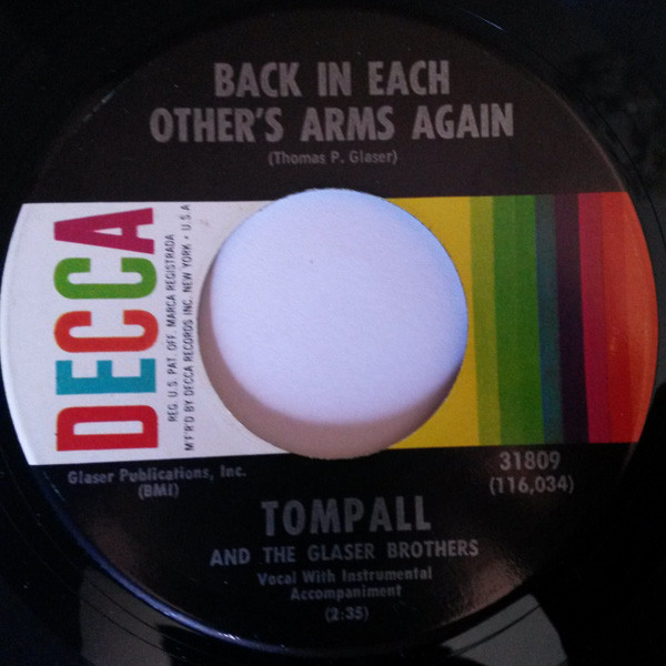 last ned album Tompall And The Glaser Brothers - Back In Each Others Arms Again Teardrops Til Dawn